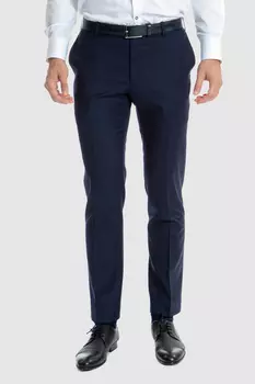 Брюки зауженные из шерсти KANZLER