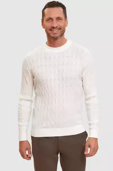 Джемпер из хлопка и шерсти