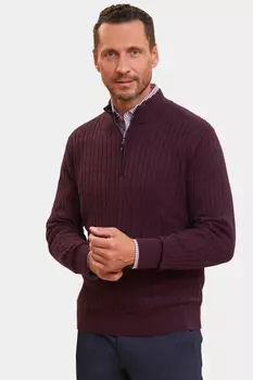 Джемпер из хлопка и шерсти с кашемиром