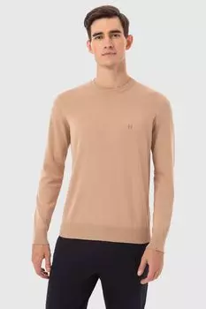 Джемпер из хлопка, шелка и льна