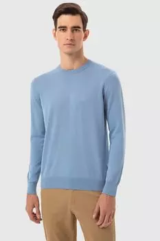 Джемпер из хлопка, шелка и льна