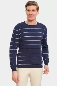 Джемпер из хлопка в полоску