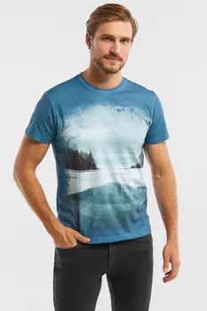 Футболка из хлопка с AI принтом