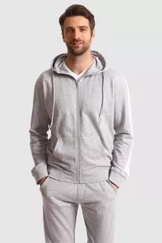 Худи на молнии из хлопка KANZLER