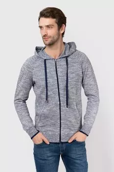 Худи на молнии из хлопка KANZLER
