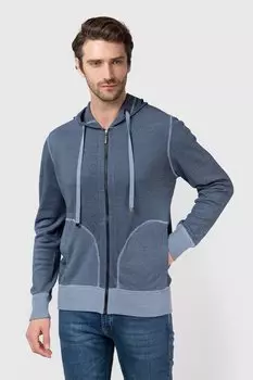 Худи на молнии из хлопка KANZLER