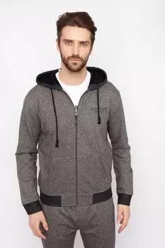 Худи на молнии из хлопка KANZLER
