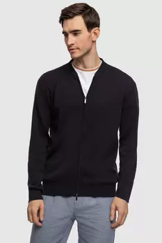 Кардиган на молнии из хлопка Пима