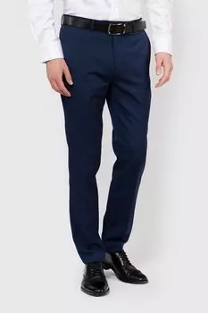 Костюмные зауженные брюки из шерсти KANZLER