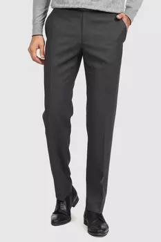 Костюмные зауженные брюки из шерсти KANZLER