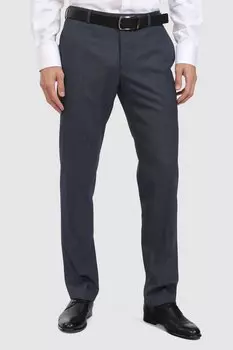 Костюмные зауженные брюки из шерсти KANZLER