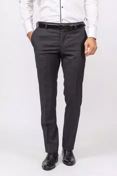 Костюмные зауженные брюки из шерсти KANZLER