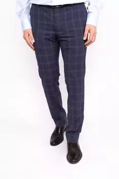 Костюмные зауженные брюки из шерсти KANZLER