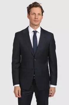 Костюмный пиджак полуприталенный из шерсти KANZLER