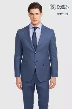 Костюмный пиджак приталенный из шерсти KANZLER