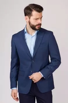 Костюмный пиджак приталенный из шерсти KANZLER