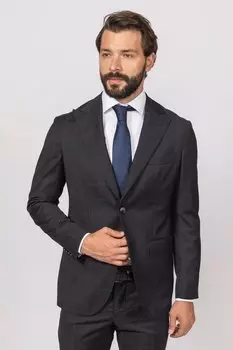 Костюмный пиджак приталенный из шерсти KANZLER