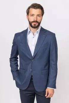 Костюмный пиджак приталенный из шерсти KANZLER