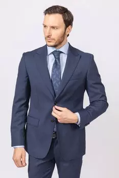 Костюмный пиджак приталенный из шерсти KANZLER