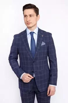 Костюмный пиджак приталенный из шерсти KANZLER