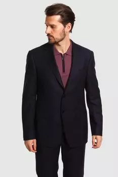 Костюмный пиджак приталенный из шерсти KANZLER