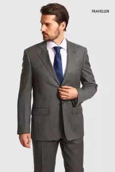 Костюмный пиджак прямой из шерсти KANZLER