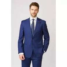 Костюмный полуприталенный пиджак из шерсти KANZLER