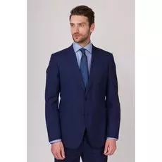 Костюмный полуприталенный пиджак из шерсти KANZLER