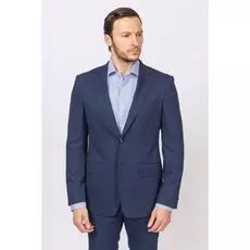 Костюмный полуприталенный пиджак из шерсти KANZLER