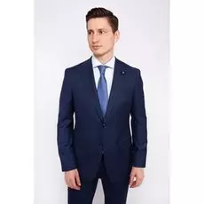 Костюмный полуприталенный пиджак из шерсти KANZLER