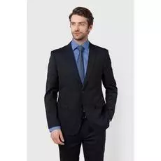 Костюмный полуприталенный пиджак из шерсти KANZLER