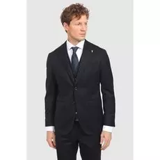 Костюмный полуприталенный пиджак из шерсти KANZLER