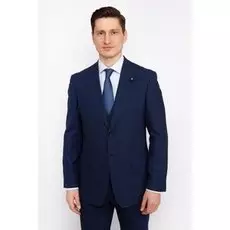 Костюмный полуприталенный пиджак из шерсти KANZLER