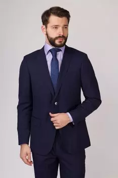 Костюмный полуприталенный пиджак из шерсти KANZLER