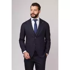 Костюмный приталенный пиджак из шерсти KANZLER