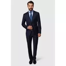 Костюмный приталенный пиджак из шерсти KANZLER