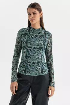 Лонгслив с принтом