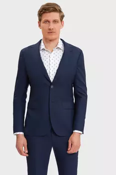 Пиджак из шерсти и шелка