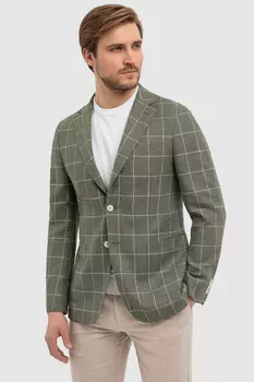 Пиджак изо льна и хлопка