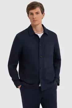 Пиджак изо льна и вискозы