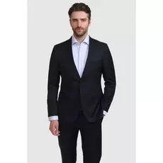 Пиджак полуприталенный из шерсти KANZLER