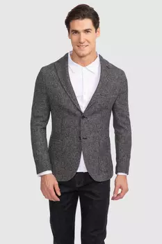 Пиджак приталенный из шерсти KANZLER