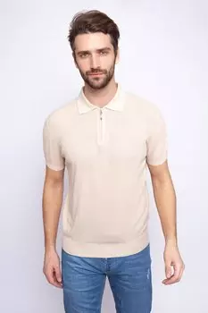 Поло из хлопка и шёлка KANZLER