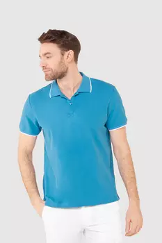 Поло из хлопка Пима