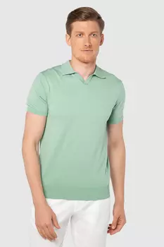 Поло из хлопка Пима