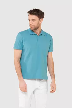 Поло из хлопка Пима