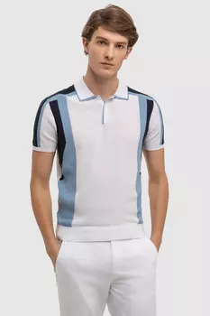 Поло из хлопка Пима