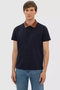Поло из хлопка Пима