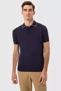 Поло из хлопка Пима