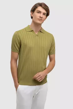 Поло из хлопка Пима